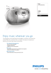 Philips AZ1027 CD Soundmachine