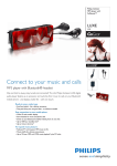 Philips SA2420BT 2GB* Digital MP3 player