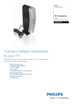 Philips SWS2104W RF modulator Switcher Video converter