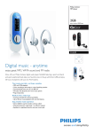 Philips SA2628 2GB* Flash audio player