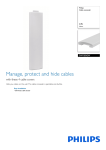Philips SWV2042W 4 ft Indoor Cable concealer