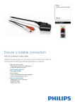 Philips Scart to stereo audio cable SWA2602W