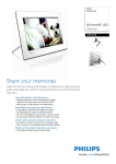 Philips 10FF3CMI 10.2" LCD 16:9 frame ratio PhotoFrame