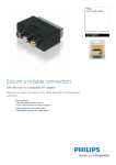 Philips Scart to A/V adapter SWV2083W