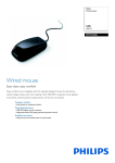 Philips SPM4700BB USB 1000 DPI Wired mouse