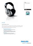 Philips SHP805 HiFi Stereo Headphone