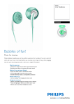 Philips SHE3623 In-Ear Headphones