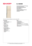 Sharp SJ-380NBE fridge-freezer