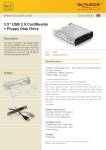 DeLOCK USB 2.0 CardReader + FDD