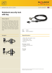 DeLOCK Notebook security lock