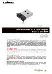 Edimax Mini Bluetooth V2.1 USB Adapter