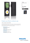 Philips DLA63034 For iPod nano G4 Jam Jacket CordClip