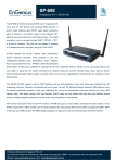 EnGenius SP-688 Broadband 4-in-1 SOHO IAD Wi-Fi Black, Silver