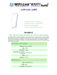 WiFi-Link 2.4GHz Panel 12 dBi