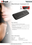 Trust BlackStream Keyboard DE