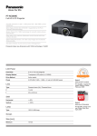 Panasonic PT-AE3000E data projector
