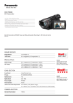 Panasonic HDC-TM300EBK hand-held camcorder
