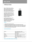 Belkin F5Z0083UK router