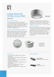 LevelOne Ceiling Mount PoE Wireless Access Point