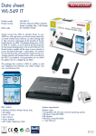 Sitecom Wireless Network ADSL2+ Modem Router w/splitter 54g + USB dongle