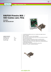 Digitus PCIe, FireWire 800/400 interface card