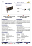 EXSYS 10/100/1000 PCI Ethernet Card