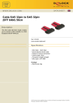 DeLOCK Cable SAS 32pin > SAS 32pin (SFF 8484) 50cm