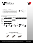 V7 Cable USB A/USB mini-B, 2m