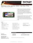 Patriot Memory Lite Series, 32GB EEE-PC SSD Upgrade