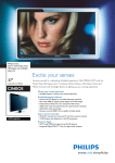 Philips 37" HD Ready LCD TV 37" HD-Ready Black