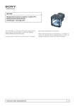 Sony LMP600 projection lamp