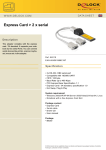 DeLOCK Express Card > 2 x serial