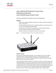 Cisco Wireless-N Access Point + PoE