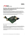 IBM Broadcom 10Gb 2-port Ethernet Expansion Card (CFFh)