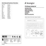 Kensington Ci70 Wireless Desktop Set