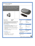 Kensington Ci75m Wireless Notebook Mouse