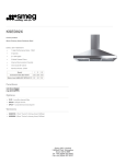 Smeg KSED92X cooker hood