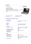 Sony VAIO VGN-Z21VN/X notebook