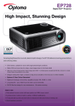 Optoma EP728 data projector