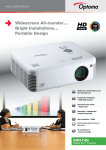 Optoma EW674N data projector