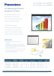 Optoma Panoview 84" Screen