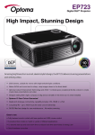 Optoma EP723 data projector