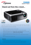 Optoma DX609 data projector