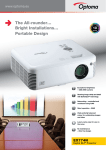 Optoma EX774N data projector