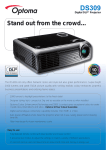 Optoma DS309 data projector