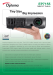Optoma EP7155 data projector