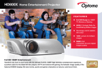 Optoma HD800X data projector