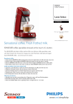 Senseo Senseo HD7850/80 Latte select Coffee pod system