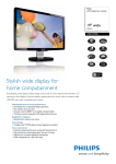Philips Brilliance 19" Wide WXGA+ LCD Widescreen Monitor