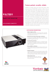 Viewsonic PJL7201 data projector